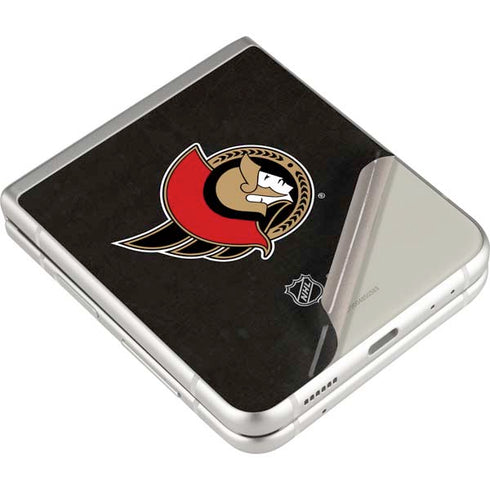 NHL Ottawa Senators Distressed Galaxy Z Flip3 5G Skin