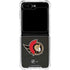 NHL Ottawa Senators Distressed Galaxy Z Flip5 5G Clear Case