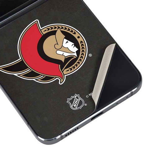 NHL Ottawa Senators Distressed Galaxy Z Flip5 5G Skin