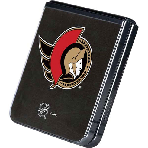 NHL Ottawa Senators Distressed Galaxy Z Flip5 5G Skin