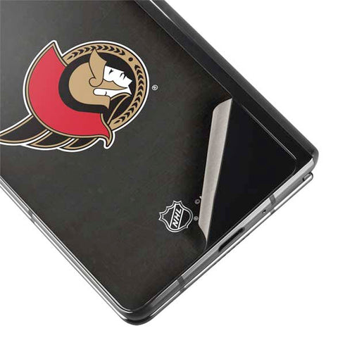 NHL Ottawa Senators Distressed Galaxy Z Fold2 5G Skin