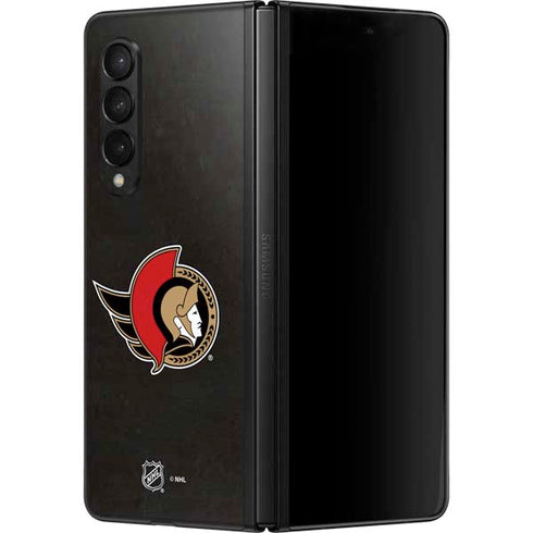 NHL Ottawa Senators Distressed Galaxy Z Fold3 5G Skin