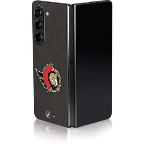NHL Ottawa Senators Distressed Galaxy Z Fold5 5G Skin