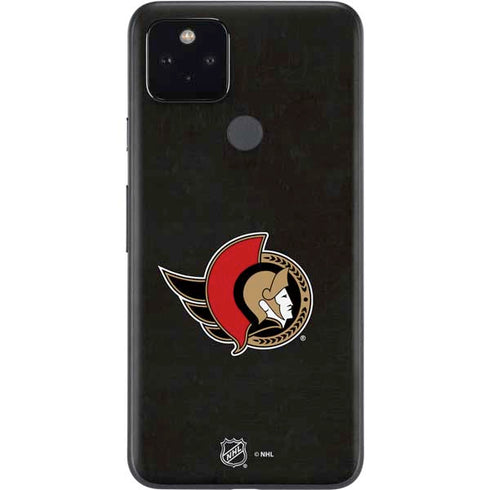NHL Ottawa Senators Distressed Google Pixel 5a Skin