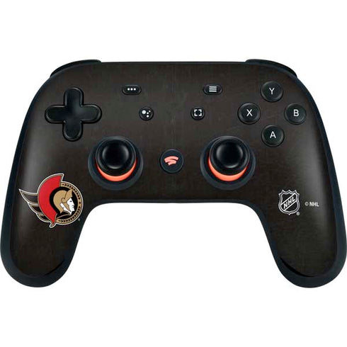 NHL Ottawa Senators Distressed Google Stadia Controller Skin
