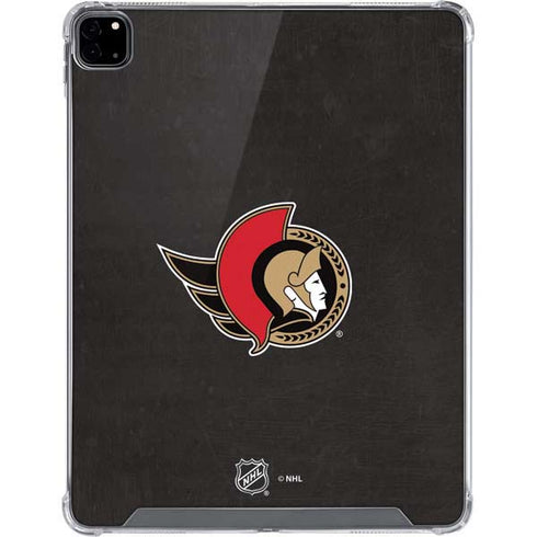 NHL Ottawa Senators Distressed iPad Pro 12.9in (2020) Clear Case