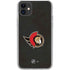 NHL Ottawa Senators Distressed iPhone 11 Clear Case