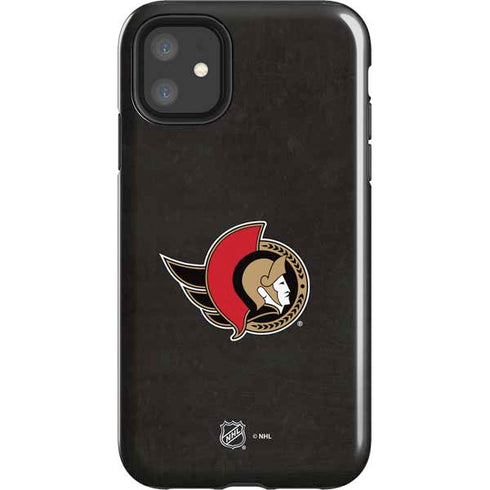 NHL Ottawa Senators Distressed iPhone 11 Impact Case