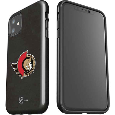 NHL Ottawa Senators Distressed iPhone 11 Impact Case