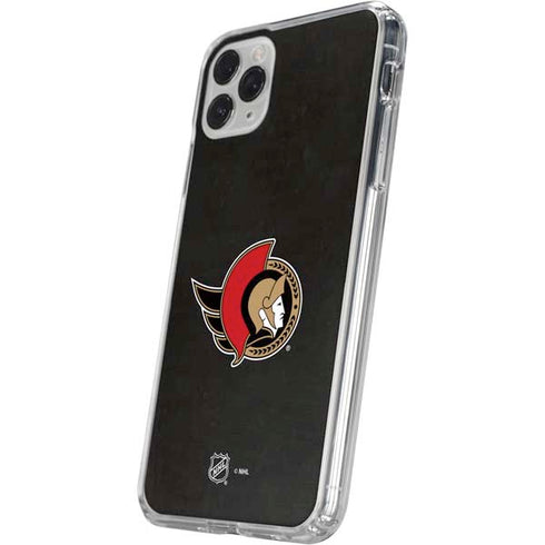 NHL Ottawa Senators Distressed iPhone 11 Pro Clear Case