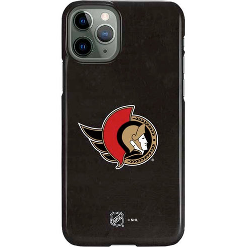 NHL Ottawa Senators Distressed iPhone 11 Pro Lite Case