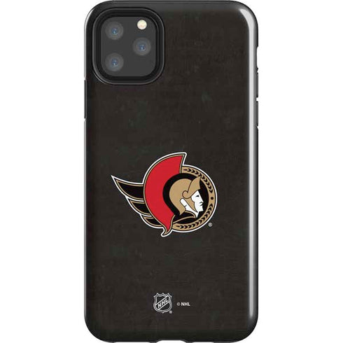 NHL Ottawa Senators Distressed iPhone 11 Pro Max Impact Case