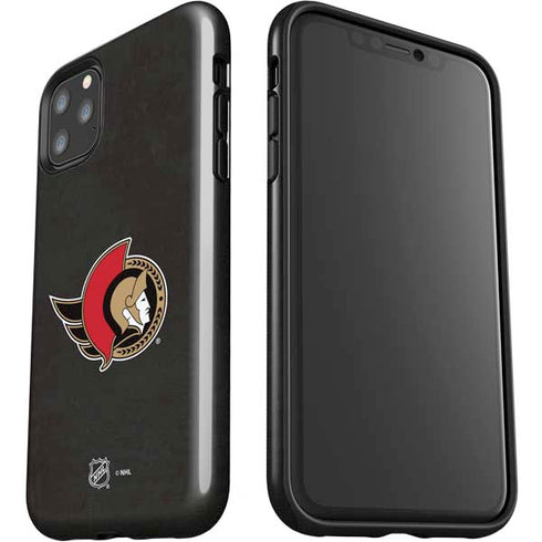 NHL Ottawa Senators Distressed iPhone 11 Pro Max Impact Case