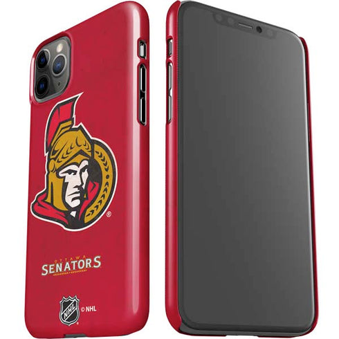 NHL Ottawa Senators Distressed iPhone 11 Pro Max Lite Case
