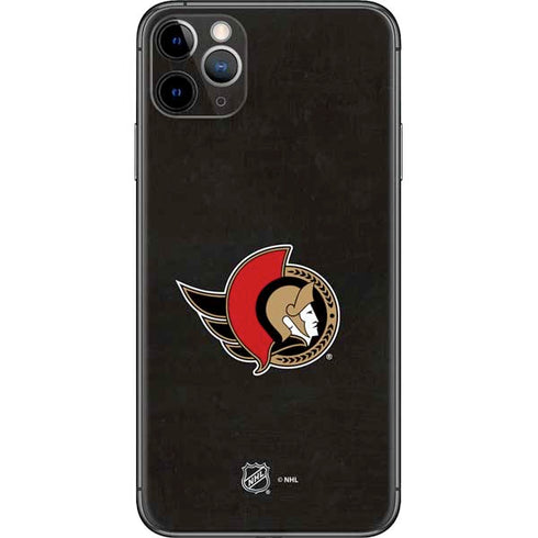 NHL Ottawa Senators Distressed iPhone 11 Pro Max Skin