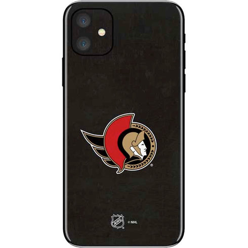 NHL Ottawa Senators Distressed iPhone 11 Skin