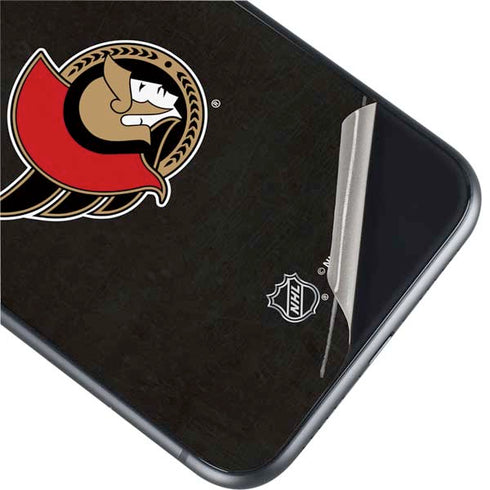 NHL Ottawa Senators Distressed iPhone 11 Skin