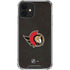 NHL Ottawa Senators Distressed iPhone 12 Clear Case