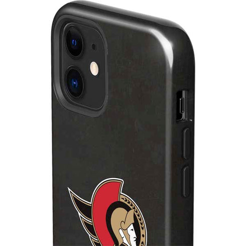 NHL Ottawa Senators Distressed iPhone 12 Impact Case