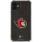 NHL Ottawa Senators Distressed iPhone 12 Mini Clear Case