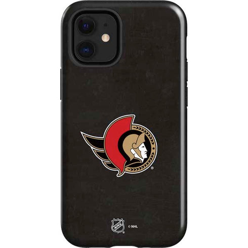 NHL Ottawa Senators Distressed iPhone 12 Mini Impact Case