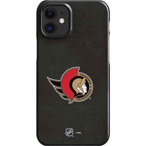 NHL Ottawa Senators Distressed iPhone 12 Mini Lite Case