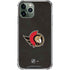NHL Ottawa Senators Distressed iPhone 12 Pro Max Clear Case