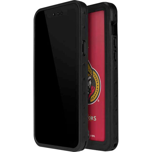 NHL Ottawa Senators Distressed iPhone 12 Pro Waterproof Case