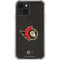 NHL Ottawa Senators Distressed iPhone 13 Clear Case