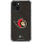 NHL Ottawa Senators Distressed iPhone 13 Mini Clear Case