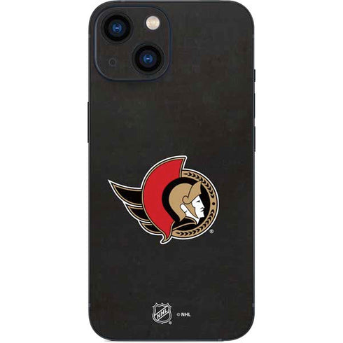 NHL Ottawa Senators Distressed iPhone 13 Mini Skin