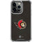 NHL Ottawa Senators Distressed iPhone 13 Pro Clear Case