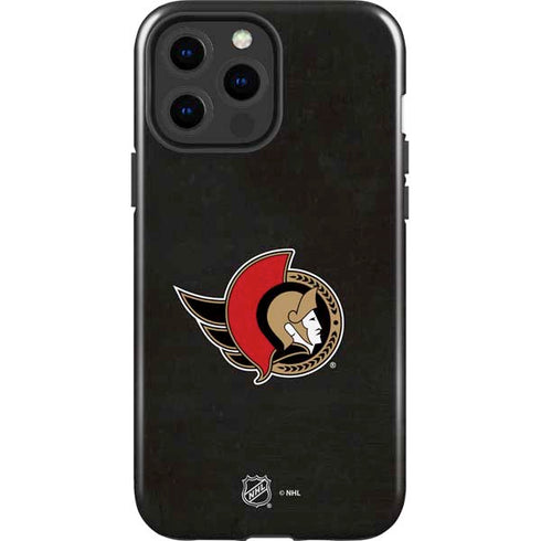 NHL Ottawa Senators Distressed iPhone 13 Pro Max Impact Case
