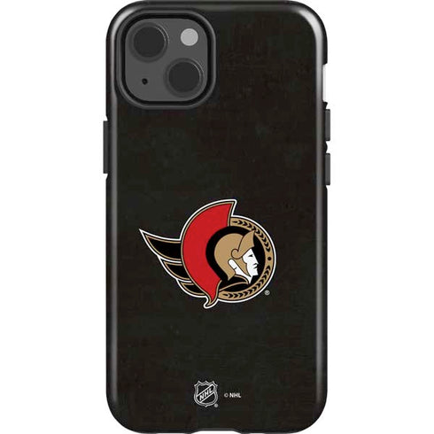 NHL Ottawa Senators Distressed iPhone 14 Impact Case