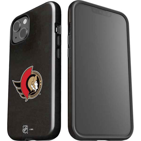 NHL Ottawa Senators Distressed iPhone 14 Impact Case