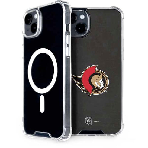 NHL Ottawa Senators Distressed iPhone 14 MagSafe Case