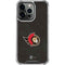 NHL Ottawa Senators Distressed iPhone 14 Pro Clear Case
