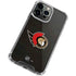 NHL Ottawa Senators Distressed iPhone 14 Pro Max Clear Case