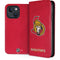 NHL Ottawa Senators Distressed iPhone 15 Folio Case