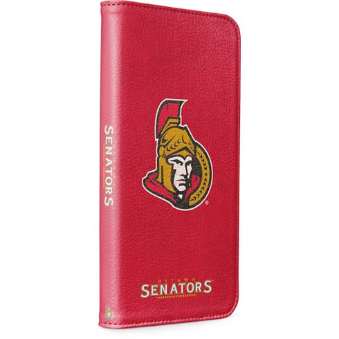 NHL Ottawa Senators Distressed iPhone 15 Folio Case