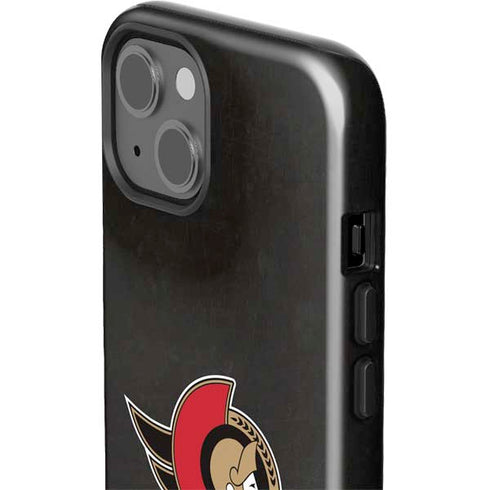 NHL Ottawa Senators Distressed iPhone 15 Impact Case