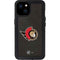NHL Ottawa Senators Distressed iPhone 15 Plus Waterproof Case