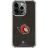 NHL Ottawa Senators Distressed iPhone 15 Pro Clear Case