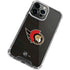 NHL Ottawa Senators Distressed iPhone 15 Pro Clear Case