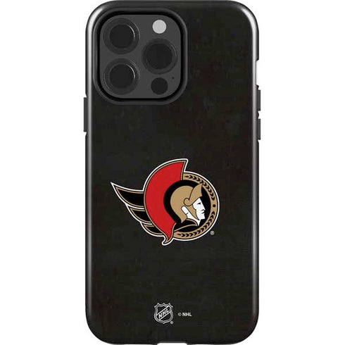 NHL Ottawa Senators Distressed iPhone 15 Pro Impact Case