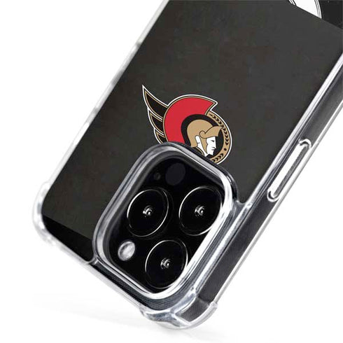 NHL Ottawa Senators Distressed iPhone 15 Pro Max MagSafe Case
