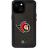 NHL Ottawa Senators Distressed iPhone 15 Waterproof Case