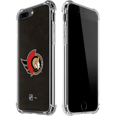 NHL Ottawa Senators Distressed iPhone 7/8 Plus Clear Case