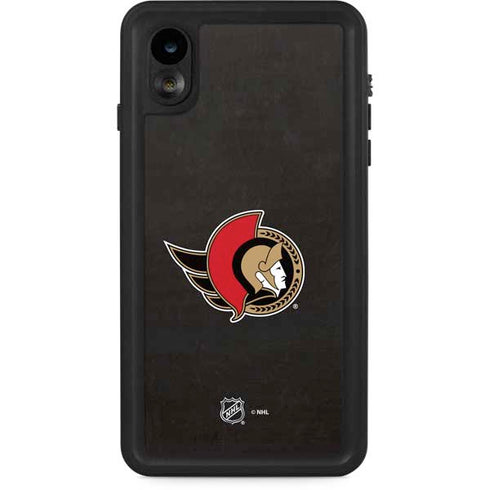 NHL Ottawa Senators Distressed iPhone XR Waterproof Case