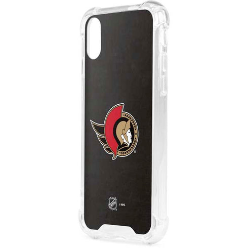 NHL Ottawa Senators Distressed iPhone XS Clear Case